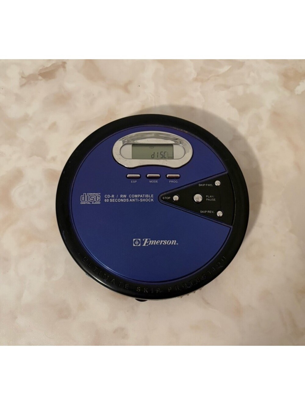 Vintage Emerson HD8150 MP3 CD-R Portable CD Player Walkman TESTED